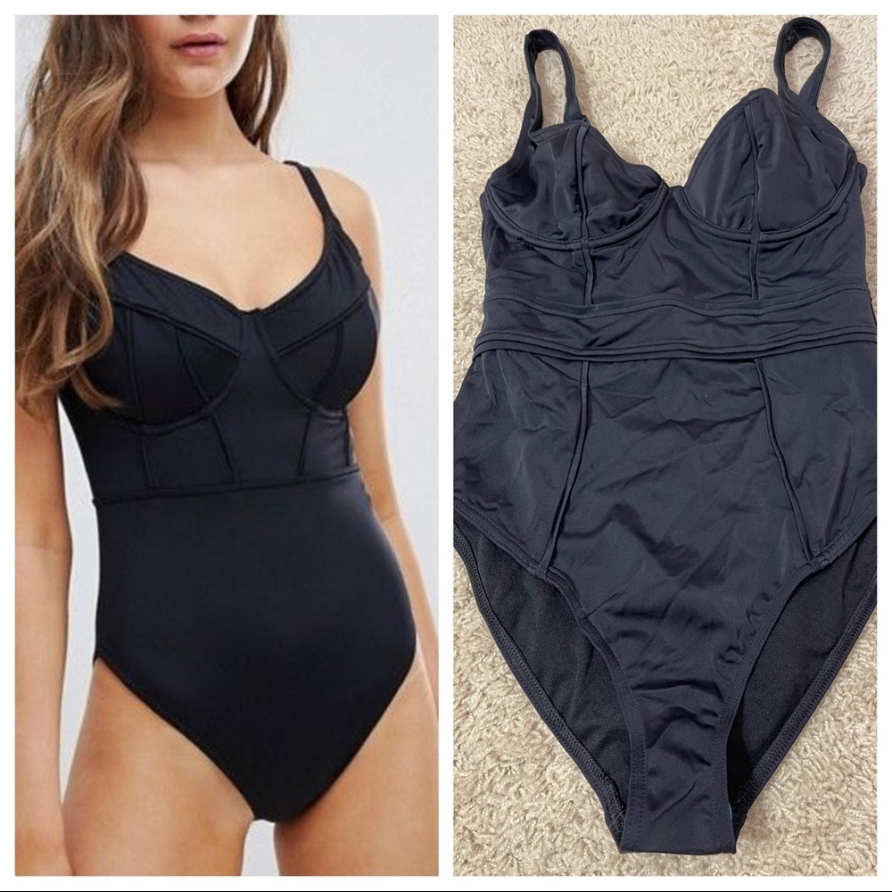 New ASOS swim bustier swimsuit